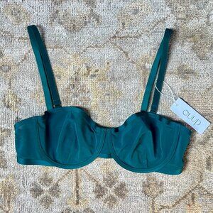 CUUP Balconette Mesh Bra - 38B Emerald